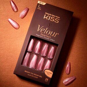 Kiss Velour Fantasy Magnetic Powder Effect Long Length Nails